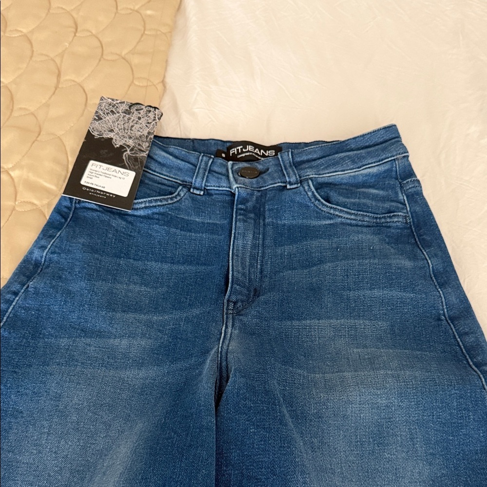 Fit Jeans Women's Blue Flare & Wide Leg Jeans